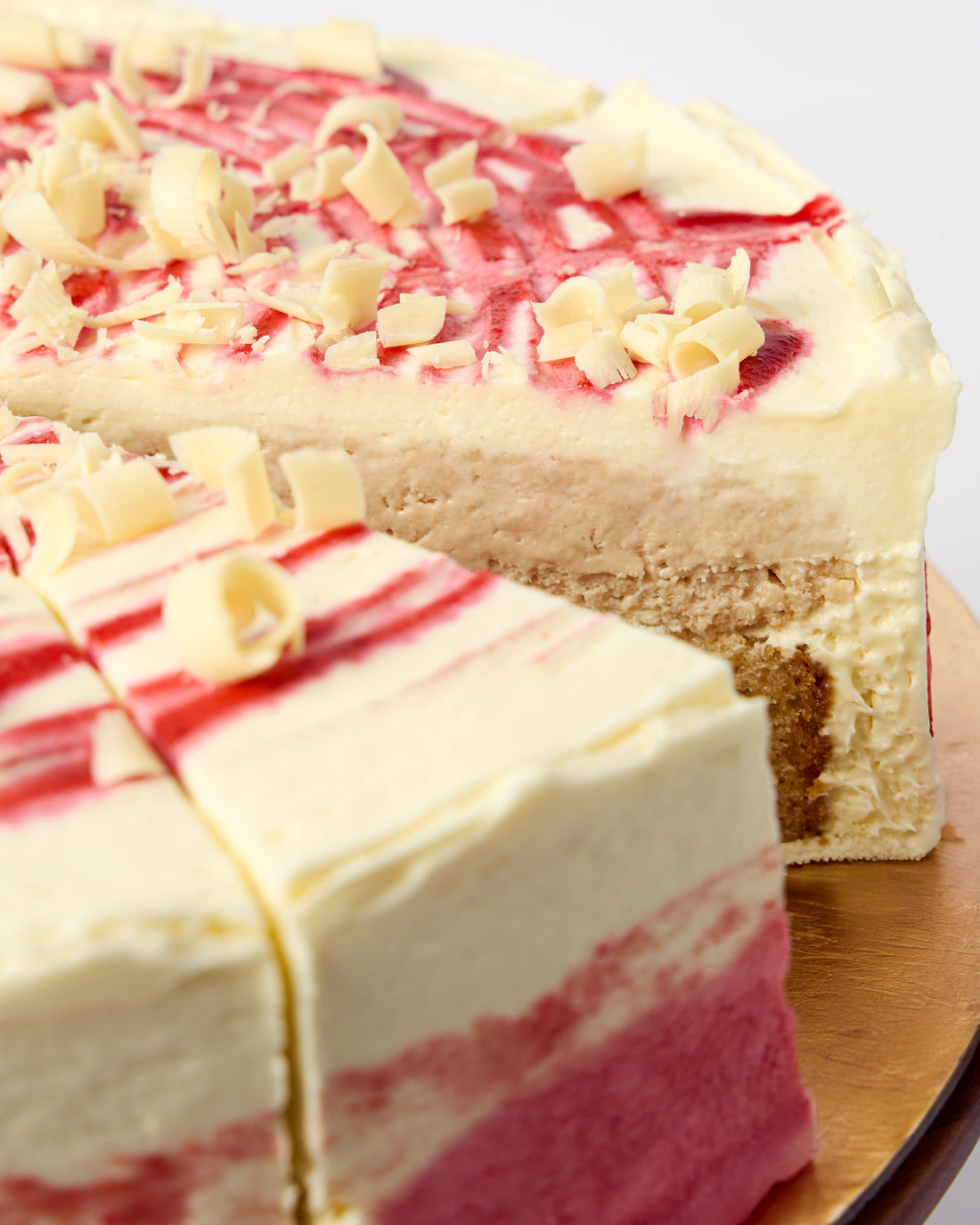 Hele taart | Raspberry White Chocolate Cheesecake