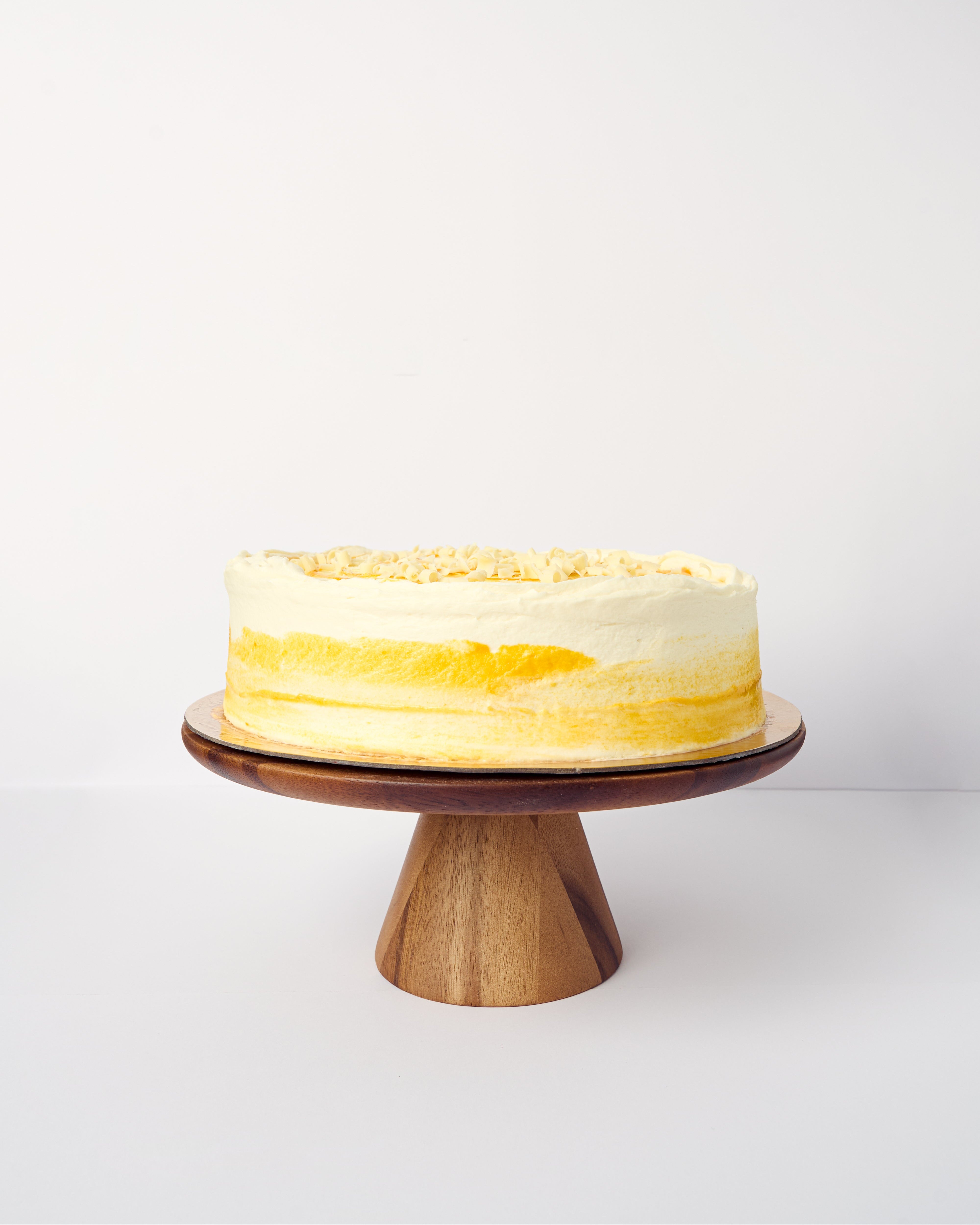 Hele taart | Mango White Chocolate Cheesecake