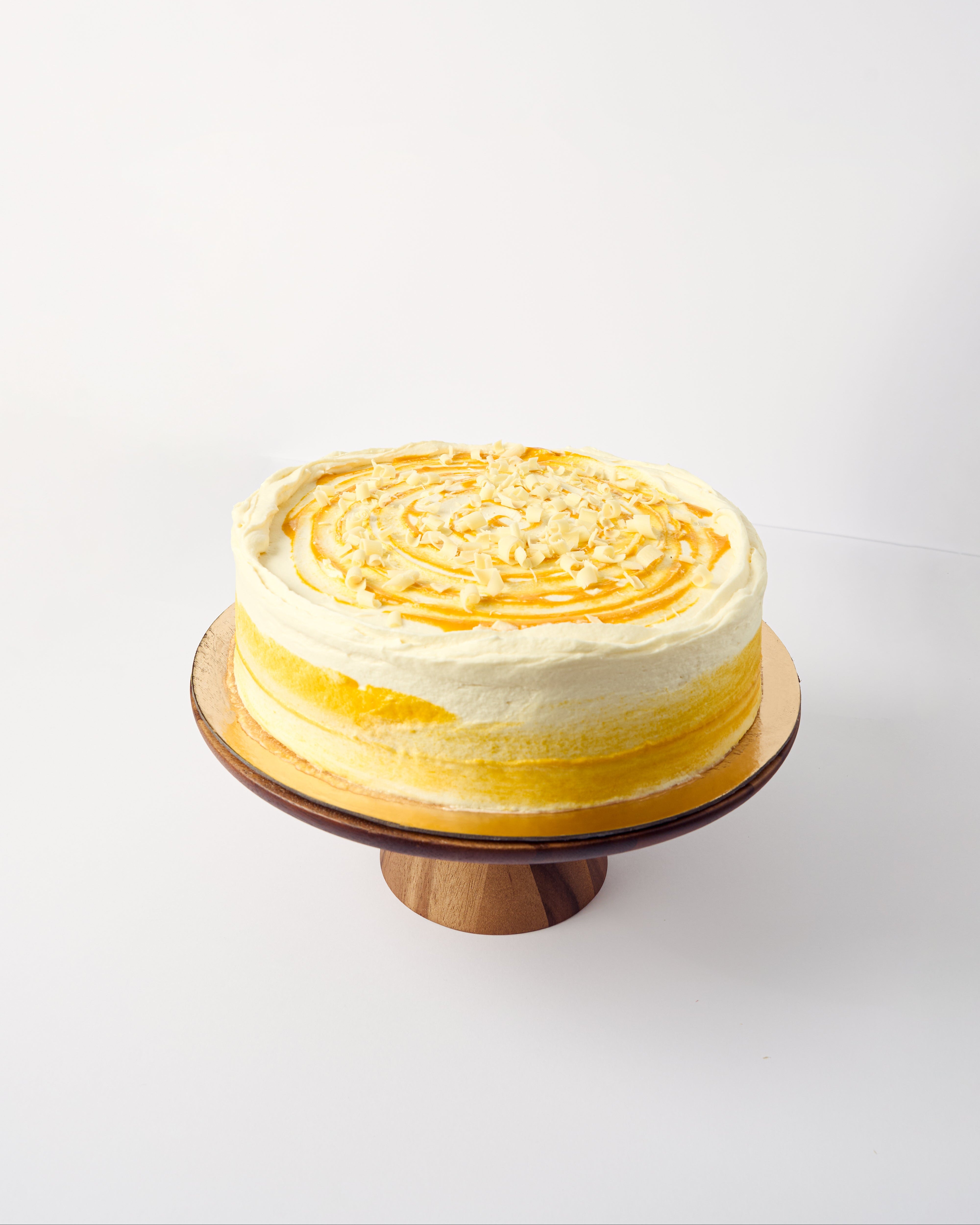 Hele taart | Mango White Chocolate Cheesecake