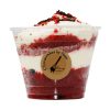 Oreo red velvet Cheesecake jar